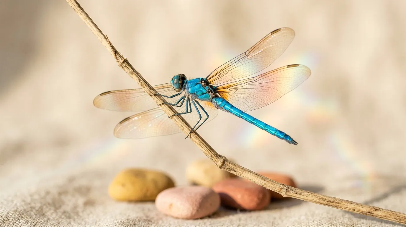 Libellule bleue : signification spirituelle