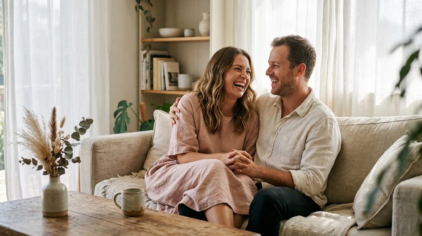 Gélotophile : le secret du couple qui dure