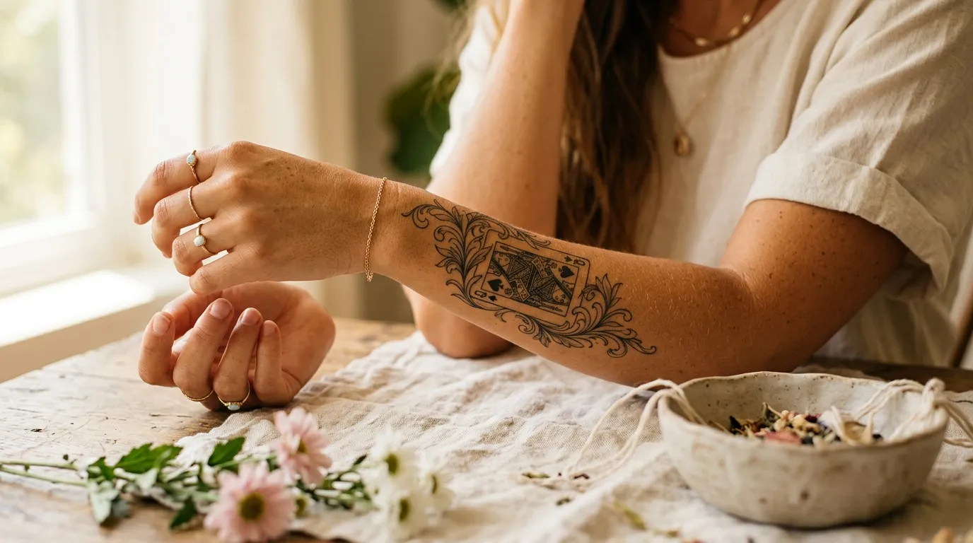 Dame de pique tatouage : signification et symbolique