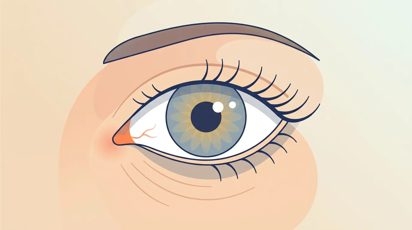Dessin d&eacute;taill&eacute; d'un &oelig;il bleu avec cils et sourcil