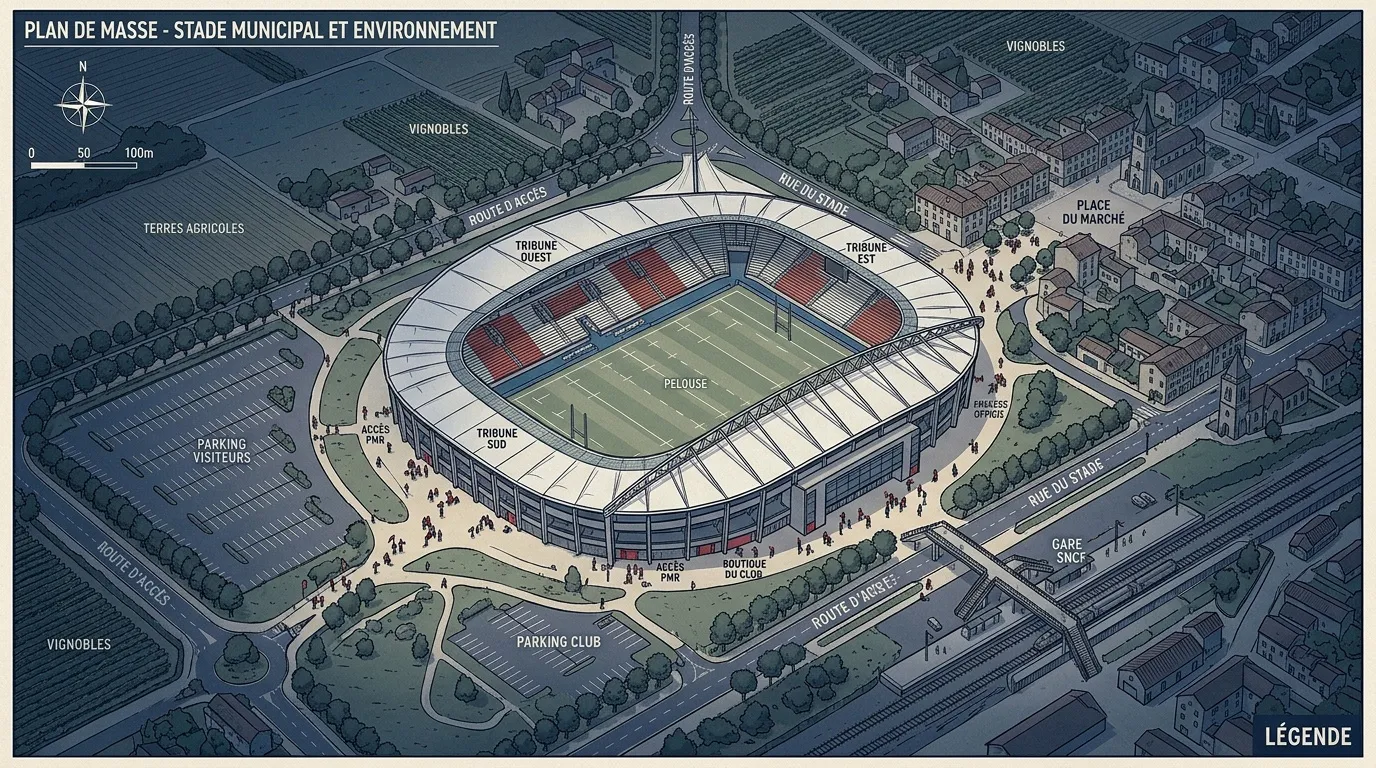 Plan stadium brive : accès et informations pratiques