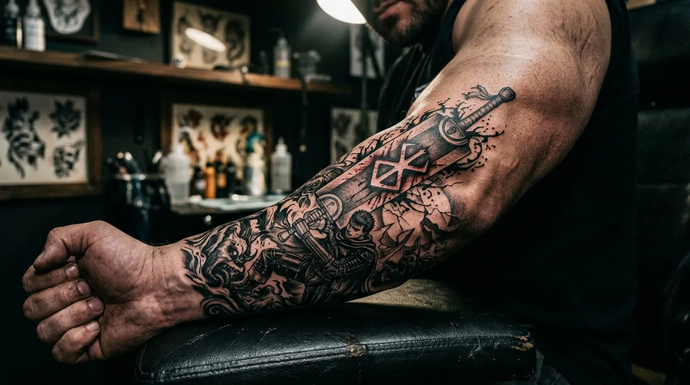 Tattoo Berserk : designs épiques et symbolique manga