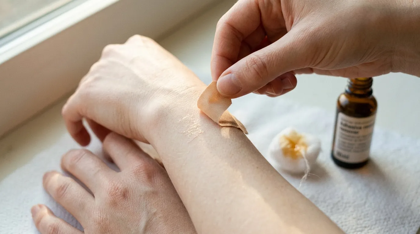 Enlever colle pansement : méthodes efficaces et rapides