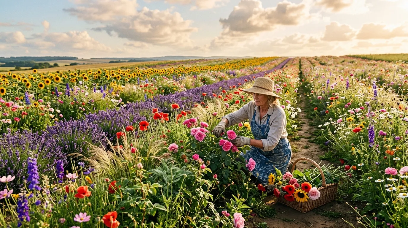 Champ de fleurs : guide complet pour cultiver