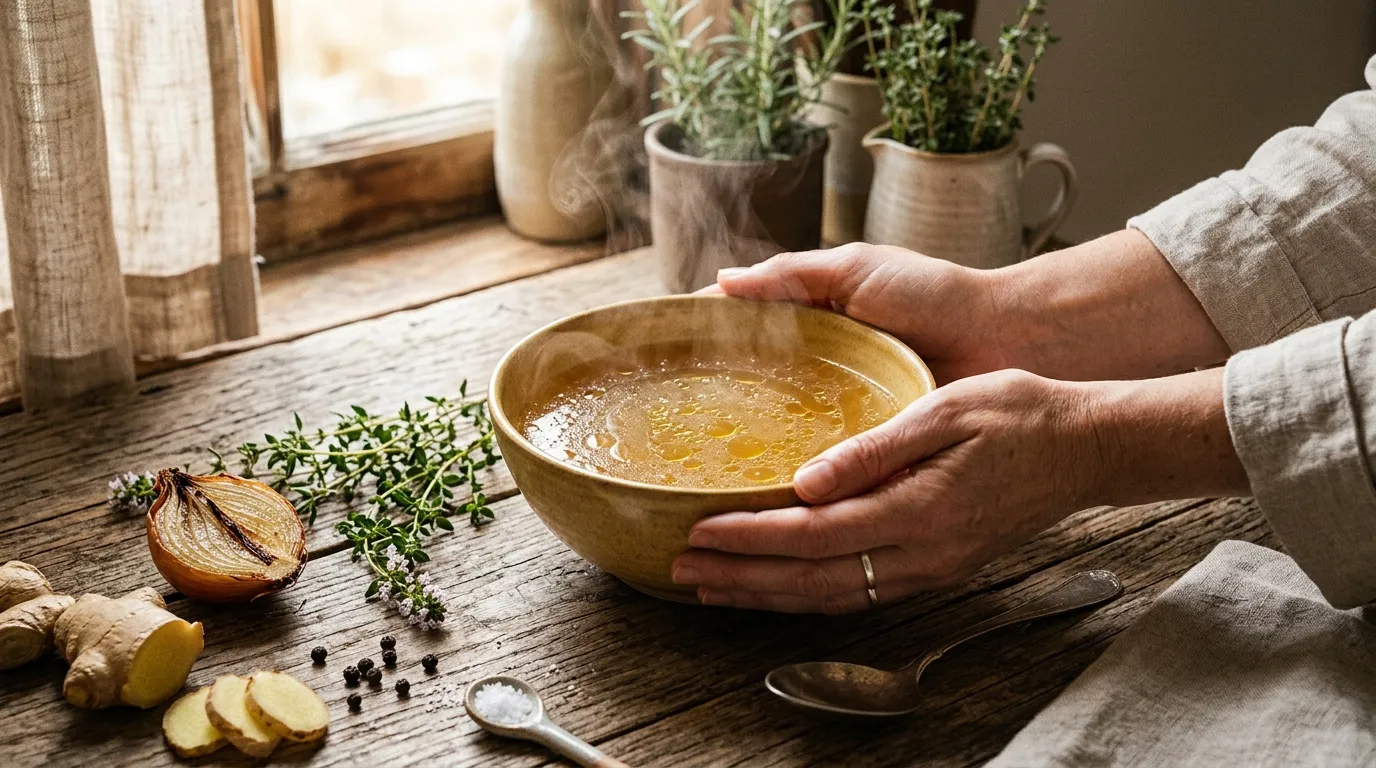Bouillon pour jeûner : bienfaits et recettes