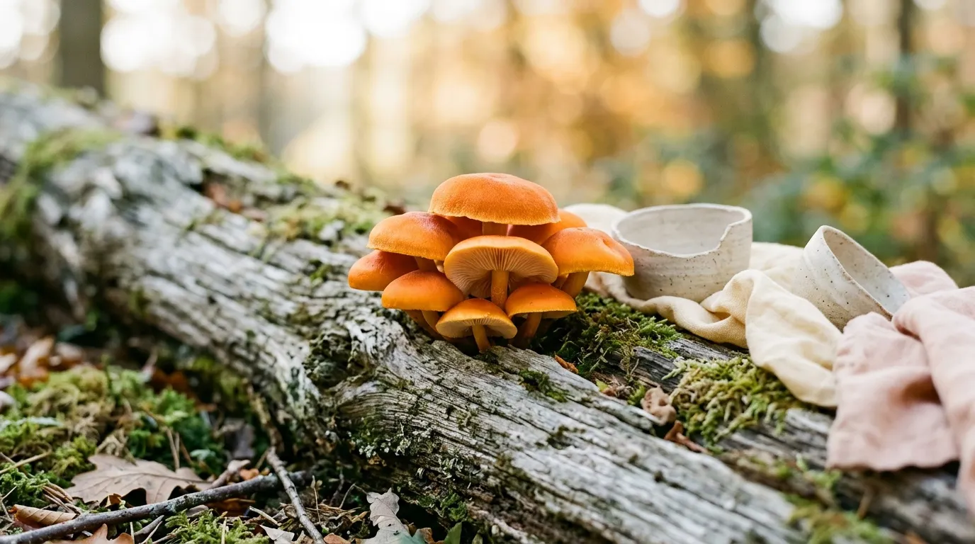 Champignon orange sur bois mort : identifier et traiter