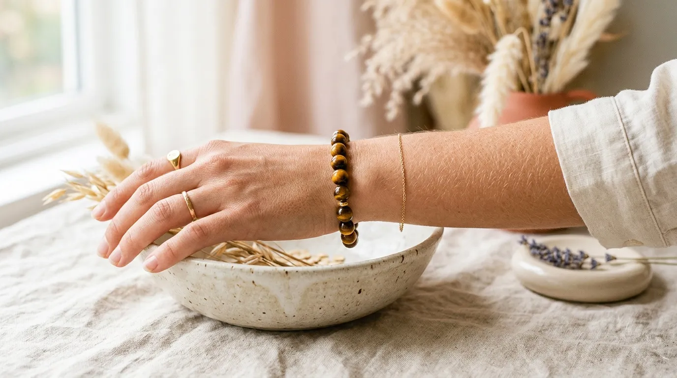 Bracelets œil de tigre : bijoux et bienfaits
