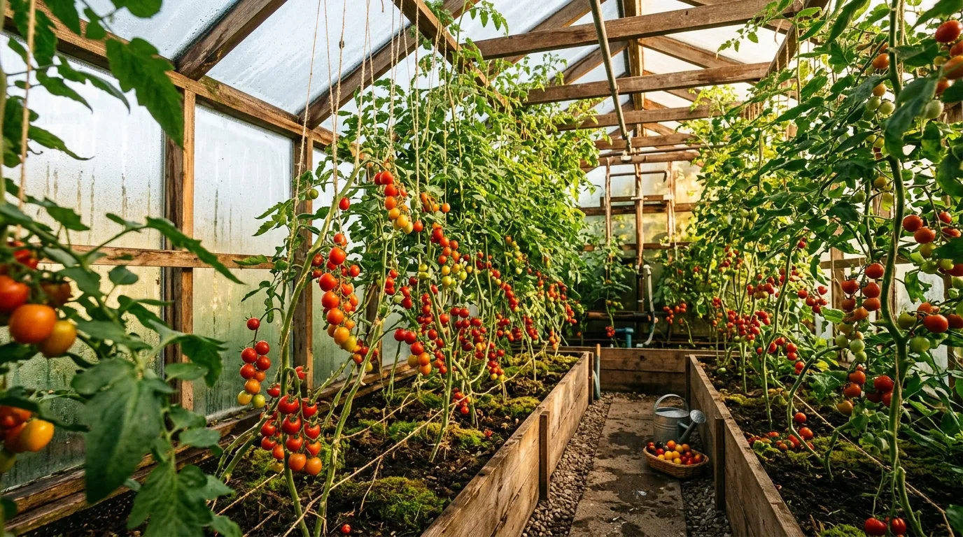 Combien de pieds de tomates dans une serre de 6m² : conseils et densité optimale