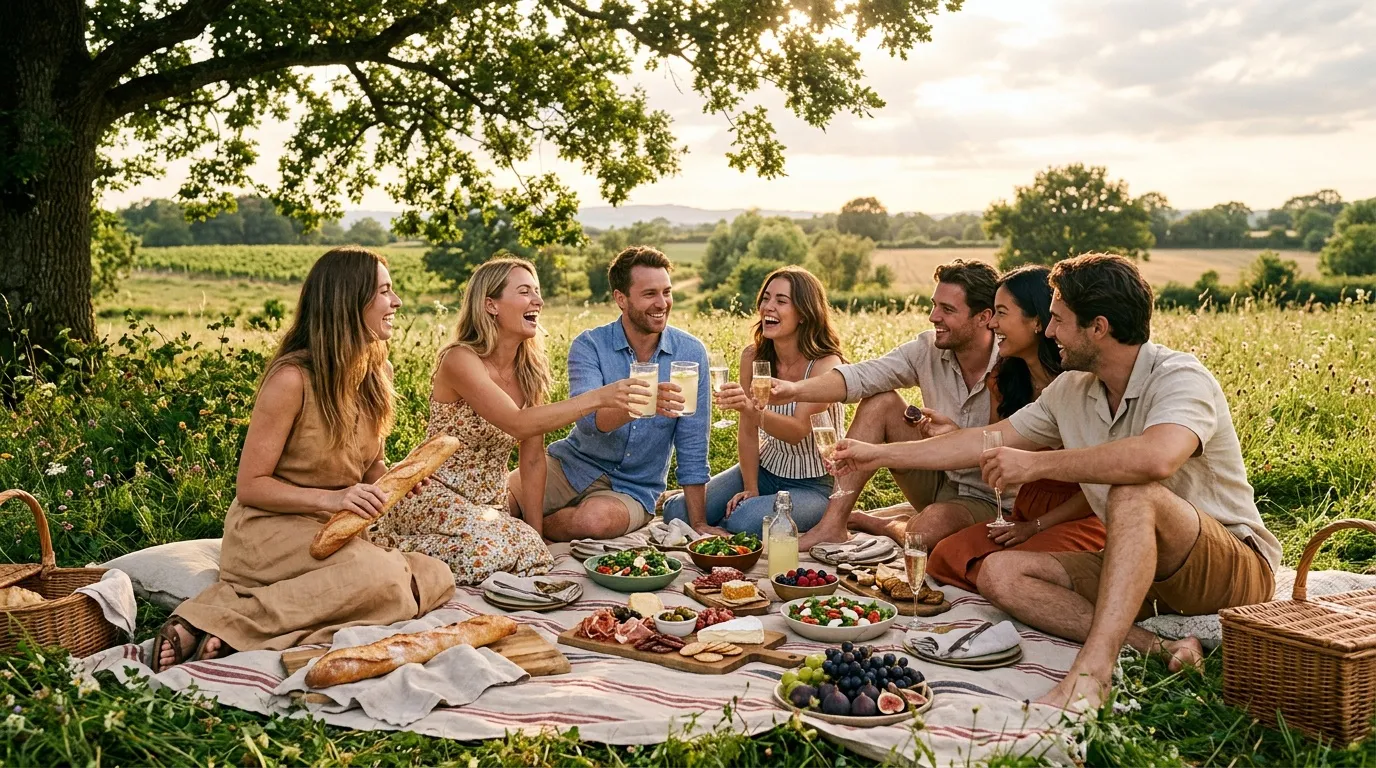 Pique-nique entre amis : idées de repas