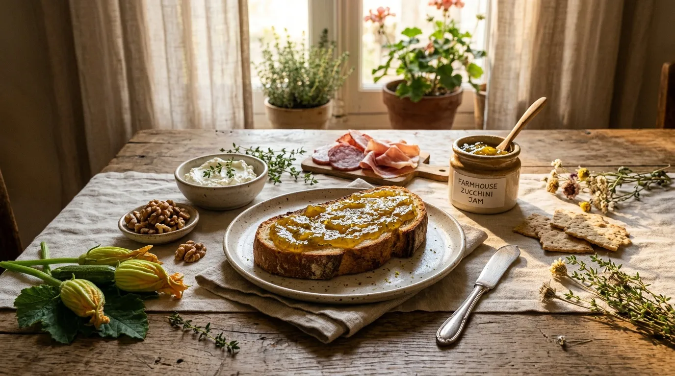 Avec quoi manger la confiture de courgettes : les meilleures associations gourmandes