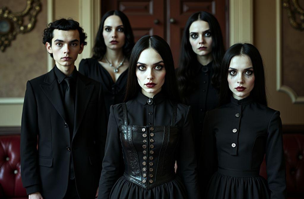 Origine de la famille Addams : histoire et création de la célèbre famille macabre